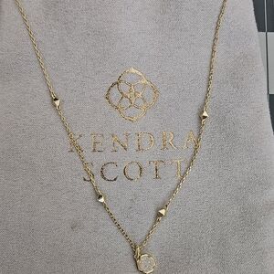 Kendra Scott Gold Pendant Necklace